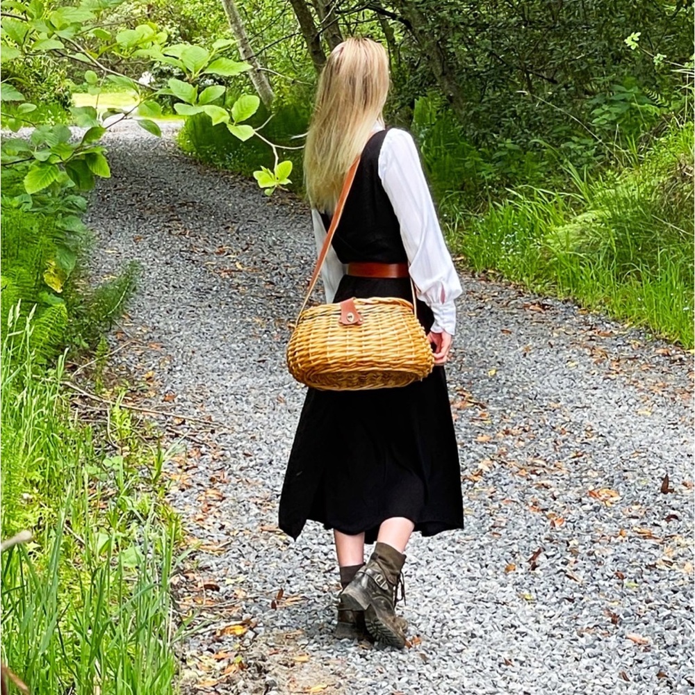 Cottagecore foraging basket